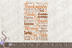 Thanksgiving Subway Art Product Image 1