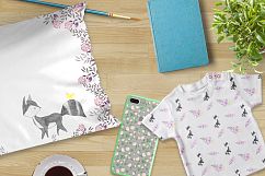 Delicate watercolor Racoon Product Image 7