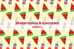 Watermelon &amp; Ice cream pattern Product Image 1