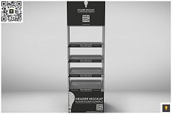 Promotional Store Shelf Stand Mockup Product Image 4