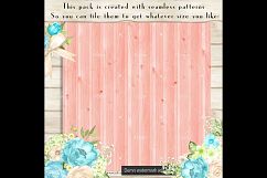 100 Seamless Pastel Wood Texture Digital Papers 12 x 12 inch Product Image 2