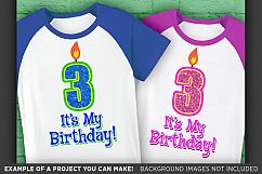 3rd Birthday Svg - Its My Birthday SVG Birthday Shirt - 1030 Product Image 3