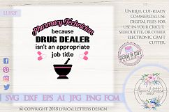 Pharmacy Technician Occupation SVG DXF Cut File LL182F Product Image 1