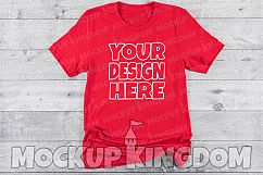 Unisex Crew Neck Shirt Mockup, Bella Canvas Mockup Product Image 1