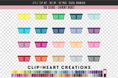 Laundry Basket Clip Art - 100 Clip Art Graphics Product Image 1