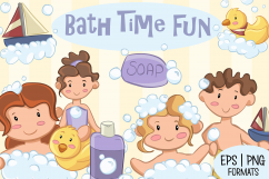 Bath Time Fun Illustrations Product Image 1