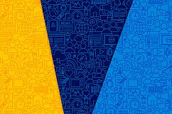 Social Media Line Tile Patterns Product Image 2