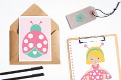 Little Lady Bugs graphics and illustrations Product Image 4