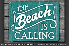 The Beach is Calling SVG Files - Beach Decor - 750 Product Image 2