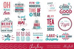Christmas Quotes Bundle - Typography - 15 Designs Product Image 1