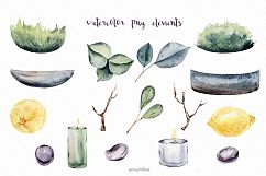 Spring watercolor compositions with Giacint illustration Product Image 3