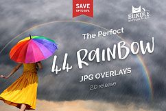 44 Rainbow Photo Overlays Product Image 1