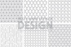 Geometric Digital Paper, Seamless pattern, Scrapbook paper Product Image 2
