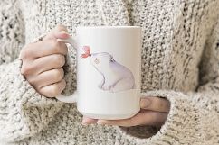 15oz Mug Mockup- Woman holding mug Product Image 2