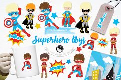 Superhero Boys  graphics and illustrations Product Image 1