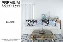 Sofa &amp; Pillows - Coastal Style Mockup Product Image 11