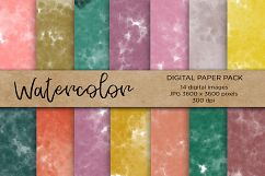Watercolor Digital Papers, Watercolor Bacground Product Image 1