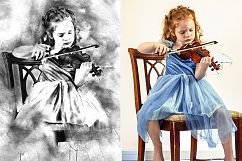 Charcoal Sketch Photoshop Action Product Image 12