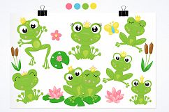 Frog prince graphics and illustrations Product Image 2
