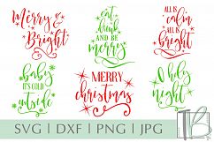 Christmas Quotes SVG Bundle Product Image 1