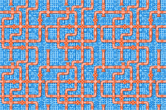 5 seamless patterns with the image of valves, and pipes. Product Image 6