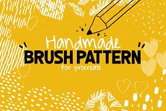Handmade Brush Pattern - Procreate Product Image 1