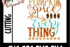 Pumpkin Spice Everything - Embroidery Design Product Image 2