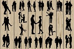 22 valentine Couple SVG, Couple EPS, Couple Vector. Product Image 1