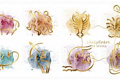 Zodiac Signs - Astrology ClipArt Product Image 3