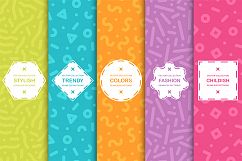 Bright seamless memphis patterns Product Image 1