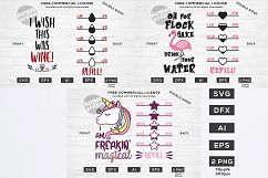 Water Bottle Trackers Designs Bundle  Product Image 3