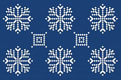 Christmas snowflake pattern Product Image 1