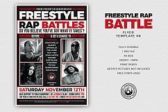 Freestyle Rap Battle Flyer Template V6 Product Image 1