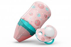 Baby Bottle and Pacifier Vol.2 Mockup Product Image 12