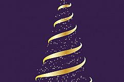 Glowing Christmas Trees Clipart Product Image 5