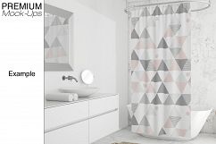Shower Curtain Mockup Pack Product Image 8