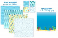 Under the sea clipart, Under the sea graphics &amp; illustration Product Image 3