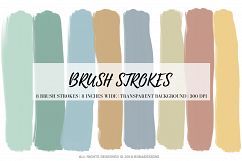 Brush Strokes, Digital Brush Strokes Product Image 1