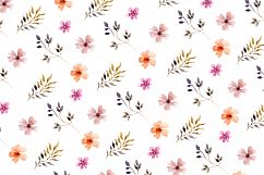 spring flowers leaves pattern Product Image 1