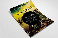 City Revival Church Flyer Template Product Image 3