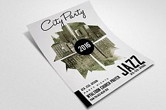 City Jazz Music Party Flyer Product Image 2