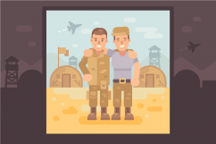 Military service illustrations Product Image 3