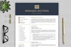 Resume Template for Word / CV Template / Professional Resume Product Image 1