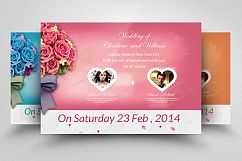 Wedding Invitation Horizontal Flyer Product Image 1