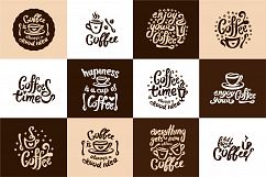 12 coffee hand drown illustrations Product Image 1