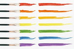 Watercolor Brushes and Shapes Product Image 8