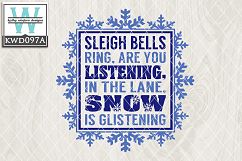 Winter SVG - Sleigh Bells Ring Product Image 1