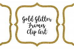 Gold Glitter Frames Clip Art Product Image 1