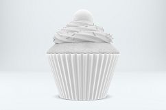 Cupcake mockup. Product place. PSD object mockup. Product Image 4