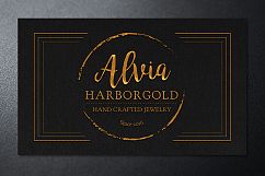 Jewelry Store Business Card Photoshop Template Product Image 3
